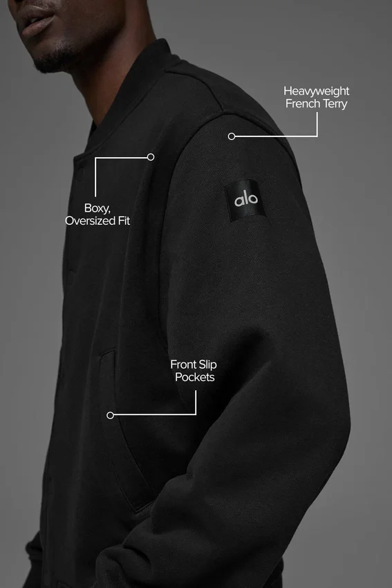Chaqueta Renown Varsity - Negro