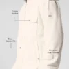 Chaqueta Ridge de polar con cremallera completa - Marfil