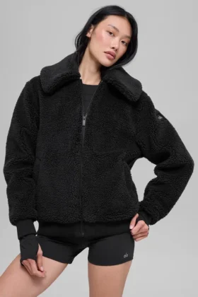 Chaqueta Sherpa Downtown - Negro