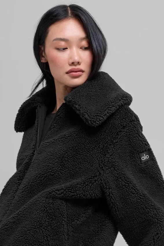 Chaqueta Sherpa Downtown - Negro