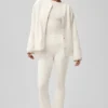 Chaqueta Take Note de forro polar - Marfil
