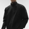 Chaqueta Takeaway Track con cremallera completa - Negro