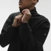 Chaqueta Takeaway Track con cremallera completa - Negro