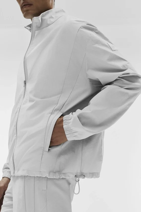 Chaqueta Takeaway Track con cremallera completa - Titanium