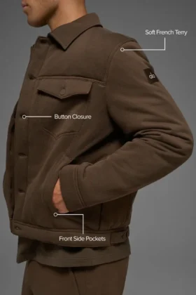 Chaqueta tipo camionero Ease – Espresso