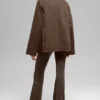 Chaqueta tipo granero de sarga - Espresso