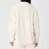 Chaqueta tipo «shacket» Mountain Side de terciopelo acanalado - Marfil