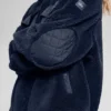 Chaqueta tipo shacket Sherpa Edge - Azul marino