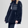 Chaqueta tipo shacket Sherpa Edge - Azul marino