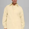 Chaqueta tipo shacket Socialite - Amarillo Candlelight