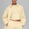 Chaqueta tipo shacket Socialite - Amarillo Candlelight