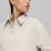 Chaqueta tipo «shacket» Socialite - Hueso
