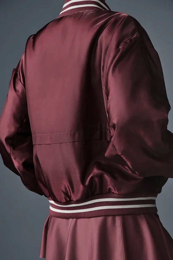 Chaqueta universitaria Afterglow - Burdeos trufado