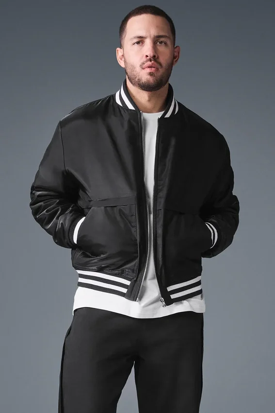 Chaqueta universitaria Afterglow - Negro