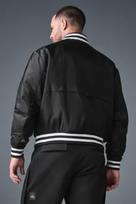 Chaqueta universitaria Afterglow – Negro