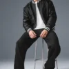Chaqueta universitaria Afterglow - Negro