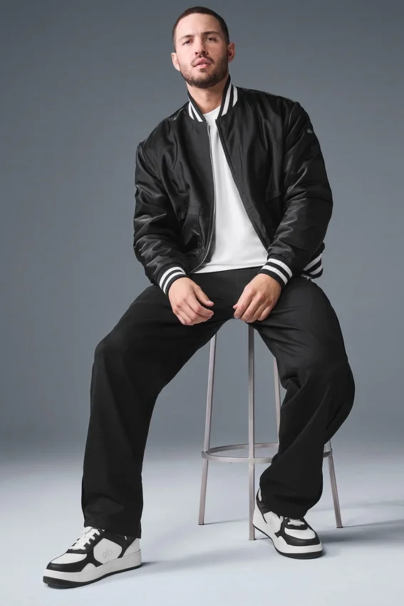 Chaqueta universitaria Afterglow - Negro