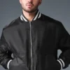 Chaqueta universitaria Afterglow - Negro