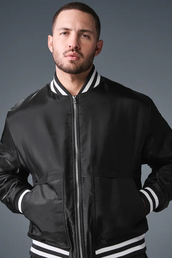 Chaqueta universitaria Afterglow - Negro