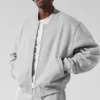 Chaqueta universitaria Renown - Gris jaspeado deportivo