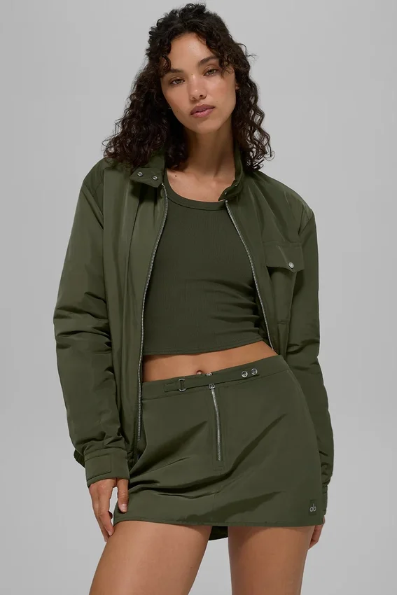 Chaqueta Work It Bomber - Verde oliva