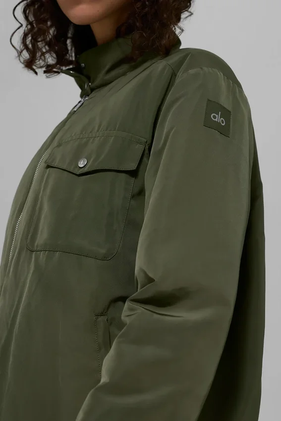 Chaqueta Work It Bomber - Verde oliva