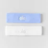 Cinta para el sudor Glow (paquete de 2) - Azul Provenza claro/Blanco