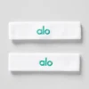 Cinta para el sudor Glow (paquete de 2) - Blanco/Verde abeto