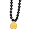 Collar Mala de ónix negro