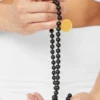 Collar Mala de ónix negro