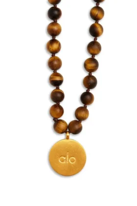 Collar Mala de ojo de tigre