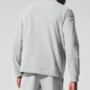 Conquer Max con cuello alto y cremallera completa - Gris jaspeado deportivo
