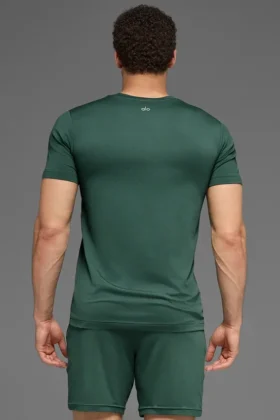 Conquer Reform, camiseta de cuello redondo y manga corta – Verde trébol