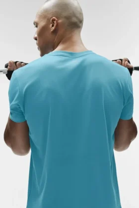 Conquer Reform de cuello redondo y manga corta – Blue Breeze