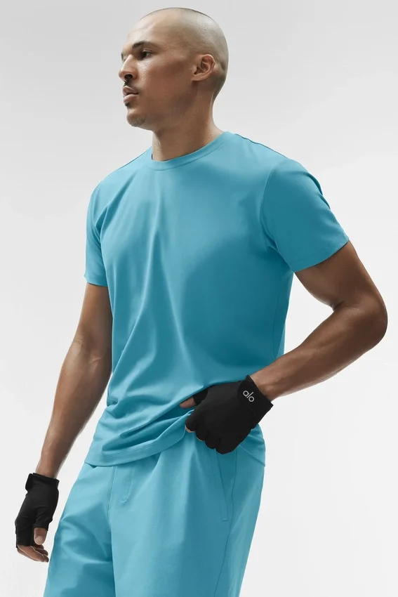 Conquer Reform de cuello redondo y manga corta - Blue Breeze