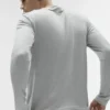 Conquer Reform de cuello redondo y manga larga - Gris jaspeado deportivo