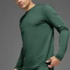 Conquer Reform de cuello redondo y manga larga - Verde trébol