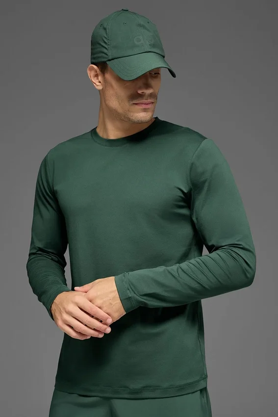 Conquer Reform de cuello redondo y manga larga - Verde trébol