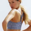 Diadema Gingham Airlift So Smooth - Cuadros azul marino