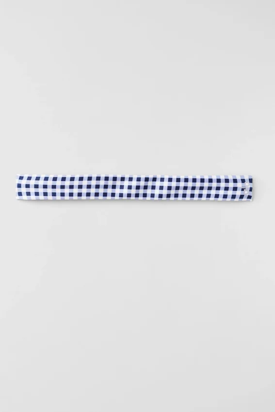 Diadema Gingham Airlift So Smooth - Cuadros azul marino