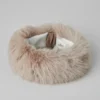 Diademas Wintersun de peluche sintético opulentos - Oat