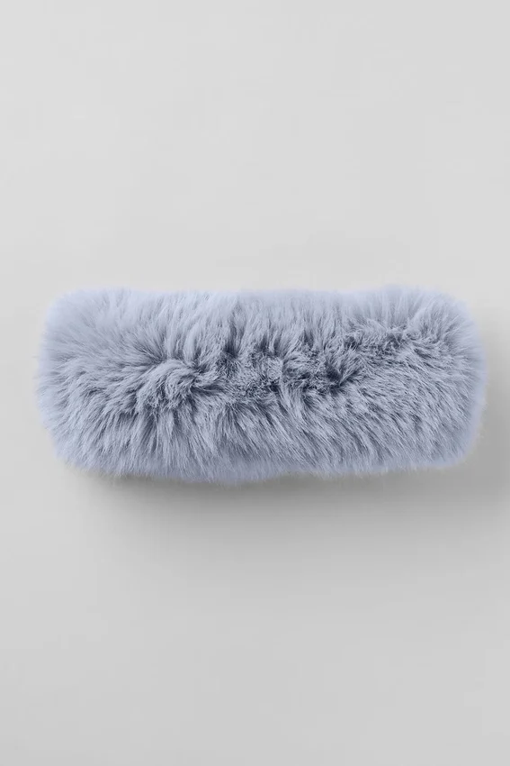 Diademas Wintersun de peluche sintético opulentos - Winter Frost