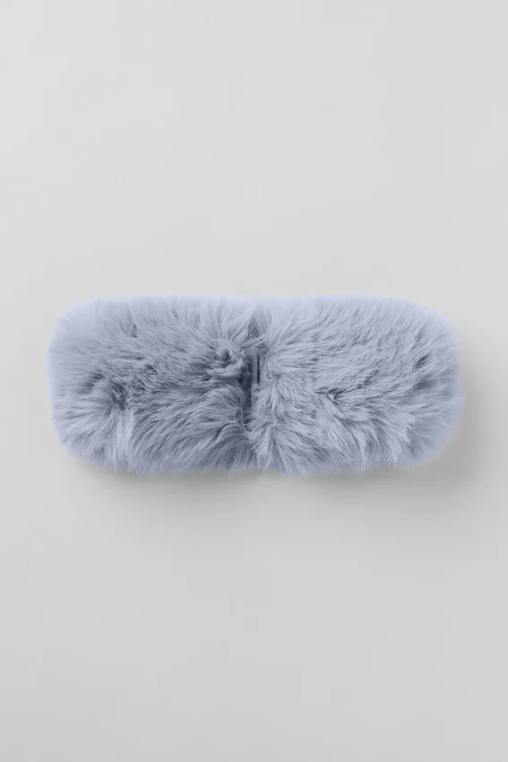 Diademas Wintersun de peluche sintético opulentos - Winter Frost