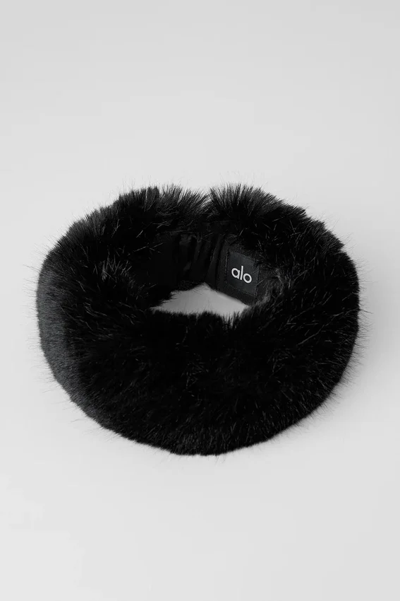 Diademas Wintersun de piel sintética opulenta - Negro