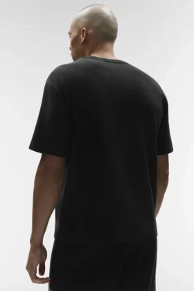 Double Take de manga corta – Negro