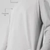 Double Take de manga larga con cuello redondo - Gris jaspeado deportivo