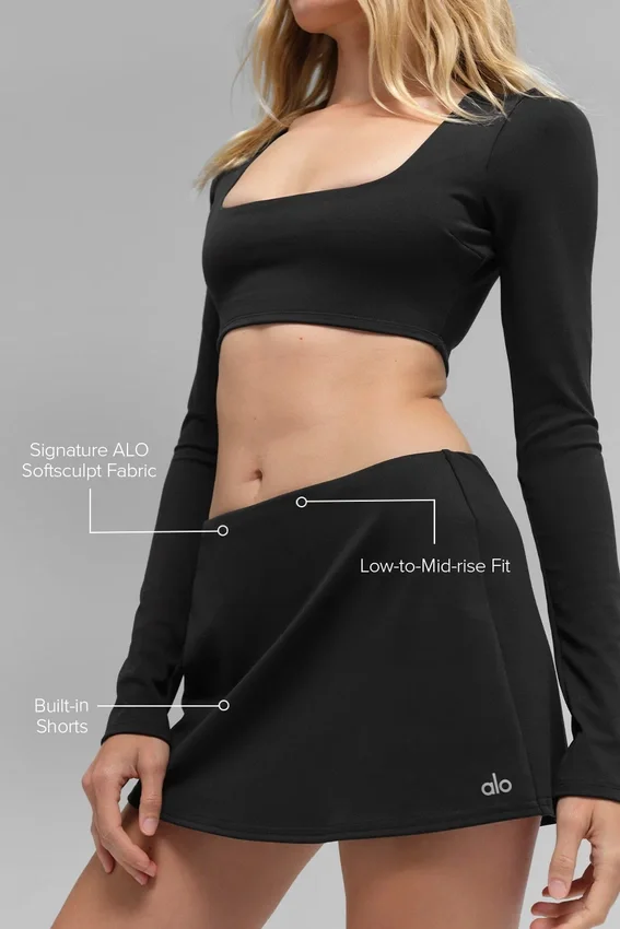Falda Alo Softsculpt Precision - Negro