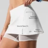 Falda Alosoft «Serve It Up» - Blanco