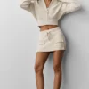 Falda cargo de punto Scholar - Avena jaspeada