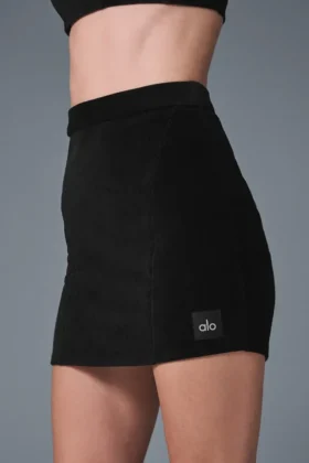 Falda de micropana para las vacaciones de invierno – Negro